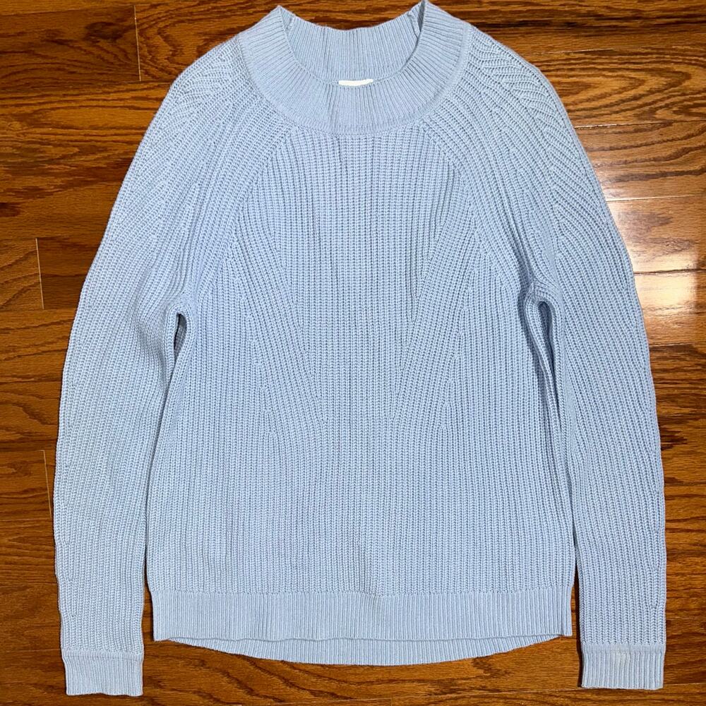 Vince Directional Ribbed Wool Cashmere Blend Crewneck Sweater Size Small - Picture 8 of 15